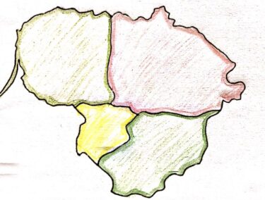 リトアニアの風土と４つの地域